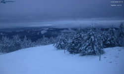 Lysá hora, pohled na západ