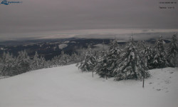 Lysá hora, pohled na západ