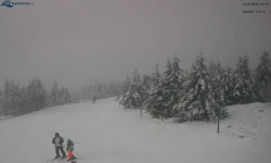 Lysá hora, pohled na západ