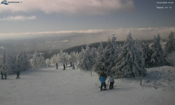 Lysá hora, pohled na západ