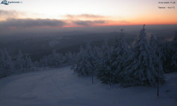 Lysá hora, pohled na západ