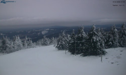 Lysá hora, pohled na západ