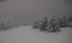 Lysá hora, pohled na západ