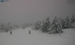 Lysá hora, pohled na západ