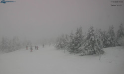 Lysá hora, pohled na západ