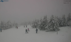 Lysá hora, pohled na západ