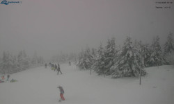 Lysá hora, pohled na západ