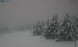 Lysá hora, pohled na západ