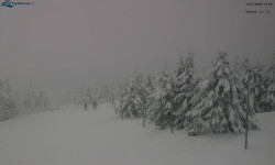 Lysá hora, pohled na západ