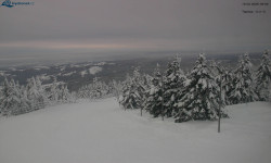 Lysá hora, pohled na západ