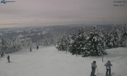 Lysá hora, pohled na západ