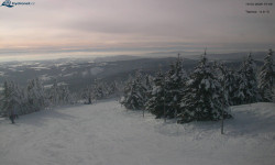 Lysá hora, pohled na západ