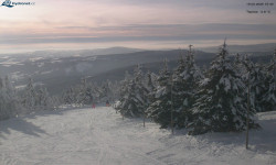 Lysá hora, pohled na západ