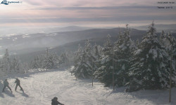 Lysá hora, pohled na západ