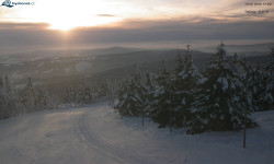 Lysá hora, pohled na západ