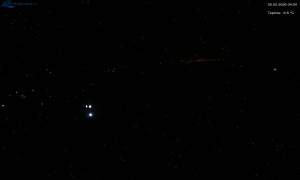 Město Rokytnice nad Jizerou - Lysá hora, pohled na západ - 20.2.2026 v 04:03 Město Rokytnice nad Jizerou - Lysá hora, pohled na západ - 20.2.2026 v 04:03