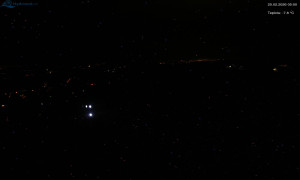 Město Rokytnice nad Jizerou - Lysá hora, pohled na západ - 20.2.2026 v 05:03 Město Rokytnice nad Jizerou - Lysá hora, pohled na západ - 20.2.2026 v 05:03