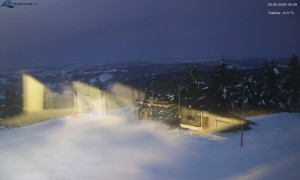 Město Rokytnice nad Jizerou - Lysá hora, pohled na západ - 20.2.2026 v 06:31 Město Rokytnice nad Jizerou - Lysá hora, pohled na západ - 20.2.2026 v 06:31