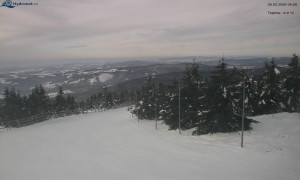 Město Rokytnice nad Jizerou - Lysá hora, pohled na západ - 20.2.2026 v 08:31 Město Rokytnice nad Jizerou - Lysá hora, pohled na západ - 20.2.2026 v 08:31
