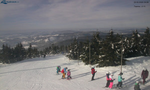 Město Rokytnice nad Jizerou - Lysá hora, pohled na západ - 20.2.2026 v 09:31 Město Rokytnice nad Jizerou - Lysá hora, pohled na západ - 20.2.2026 v 09:31