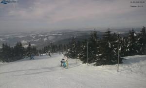 Město Rokytnice nad Jizerou - Lysá hora, pohled na západ - 20.2.2026 v 10:03 Město Rokytnice nad Jizerou - Lysá hora, pohled na západ - 20.2.2026 v 10:03