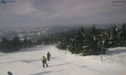 Lysá hora, pohled na západ