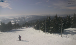 Město Rokytnice nad Jizerou - Lysá hora, pohled na západ - 20.2.2026 v 13:45 Město Rokytnice nad Jizerou - Lysá hora, pohled na západ - 20.2.2026 v 13:45