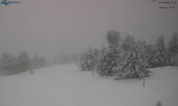 Lysá hora, pohled na západ