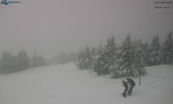 Lysá hora, pohled na západ