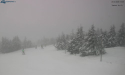 Lysá hora, pohled na západ