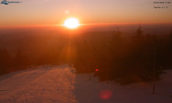 Lysá hora, pohled na západ