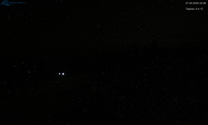 Město Rokytnice nad Jizerou - Lysá hora, pohled na západ - 27.2.2026 v 02:31 Město Rokytnice nad Jizerou - Lysá hora, pohled na západ - 27.2.2026 v 02:31