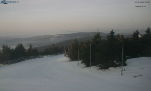 Město Rokytnice nad Jizerou - Lysá hora, pohled na západ - 27.2.2026 v 07:31 Město Rokytnice nad Jizerou - Lysá hora, pohled na západ - 27.2.2026 v 07:31