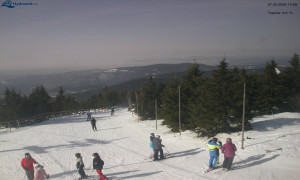 Město Rokytnice nad Jizerou - Lysá hora, pohled na západ - 27.2.2026 v 10:31 Město Rokytnice nad Jizerou - Lysá hora, pohled na západ - 27.2.2026 v 10:31