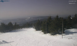 Lysá hora, pohled na západ