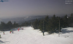 Lysá hora, pohled na západ