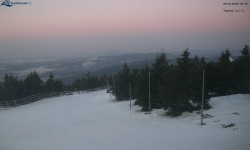 Lysá hora, pohled na západ