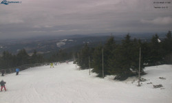 Lysá hora, pohled na západ