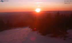 Lysá hora, pohled na západ