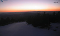 Lysá hora, pohled na západ