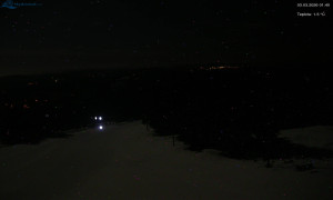 Město Rokytnice nad Jizerou - Lysá hora, pohled na západ - 3.3.2026 v 01:45 Město Rokytnice nad Jizerou - Lysá hora, pohled na západ - 3.3.2026 v 01:45