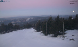 Lysá hora, pohled na západ