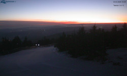 Lysá hora, pohled na západ