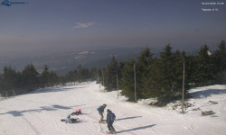 Lysá hora, pohled na západ