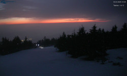 Lysá hora, pohled na západ