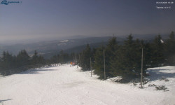 Lysá hora, pohled na západ