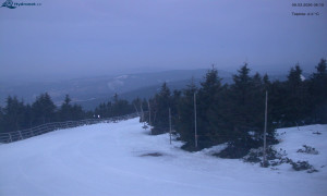 Město Rokytnice nad Jizerou - Lysá hora, pohled na západ - 9.3.2026 v 06:15 Město Rokytnice nad Jizerou - Lysá hora, pohled na západ - 9.3.2026 v 06:15