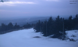 Město Rokytnice nad Jizerou - Lysá hora, pohled na západ - 9.3.2026 v 18:15 Město Rokytnice nad Jizerou - Lysá hora, pohled na západ - 9.3.2026 v 18:15
