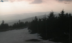 Lysá hora, pohled na západ