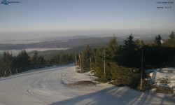 Lysá hora, pohled na západ